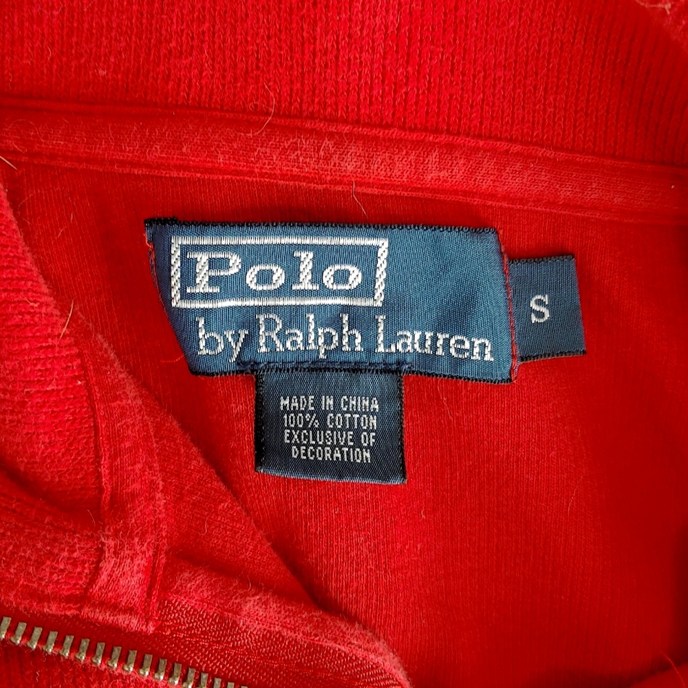 Polo Ralph Lauren Womens Small Cotton 1/4 Zip Pullover - Picture 2 of 5